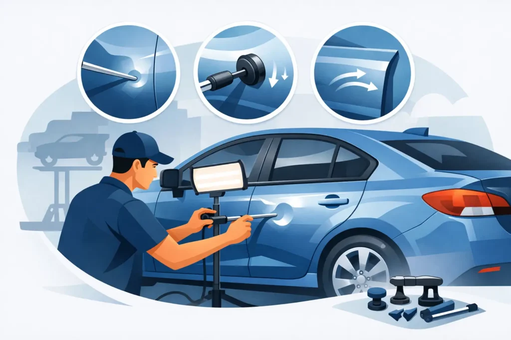 How Paintless Dent Removal Works on Your Car